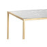 Set of 2 tables DKD Home Decor White Black Golden 100 x 28 x 80 cm