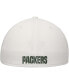 Men's White Green Bay Packers Active 39Thirty Flex Hat Белый, S/M - фото #2