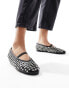 Public Desire Mina studded ballet flat in black