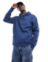 Фото #2 товара Hollister relaxed fit hoodie with embroidered chest logo in blue