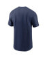 Фото #3 товара Men's Navy New York Yankees Fuse Logo T-Shirt