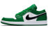 Фото #1 товара Кроссовки Nike Air Jordan 1 Low Pine Green (Белый, Зеленый, Черный)