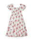 Big Girls Tiered Puff Sleeve Dress