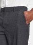ASOS DESIGN slim smart trouser in charcoal