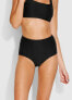 Фото #1 товара Seafolly 237325 Womens La Luna High Waisted Bikini Swimwear Black Size 10 US