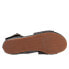 Фото #7 товара Softwalk Cori S2107-001 Womens Black Narrow Leather Strap Sandals Shoes 10