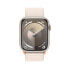 Apple Watch 9 GPS 45mm Alu Polarstern Sport Loop