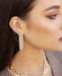 Formal Crystal Fringe Drop Earrings