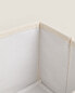 Foldable cotton storage box