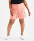 Фото #4 товара Plus Size Comfort-Waist Cargo Shorts, Created for Macy's