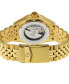 ფოტო #3 პროდუქტის Men's Chambers Swiss Automatic Gold-Tone Stainless Steel Watch 43mm