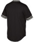 Men's Black Beast Mode Collegiate Logo V-Neck Jersey T-shirt