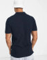 Jack & Jones Essentials slim fit pique logo polo in navy