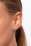 Silver minimalist heart earrings LME0818