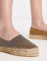 South Beach – Espadrilles in Metallic-Gold