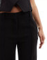 Фото #4 товара Mango pintuck tailored flare trouser in black