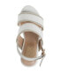 Фото #6 товара Big Girl's Casual Wedge with Shimmer Detail Binding Polyurethane Sandals