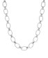 ფოტო #1 პროდუქტის Women's Silver Tone Link Necklace