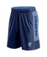 Men's Navy Memphis Grizzlies Game Winner Defender Shorts