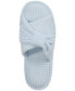 Women's Textured Knot-Top Slippers, Created for Macy's