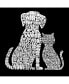 ფოტო #3 პროდუქტის Big Girl's Word Art T-shirt - Dogs and Cats