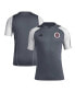 Фото #1 товара Men's Gray New England Revolution 2024 AEROREADY Training Jersey