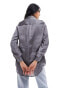 New Look satin shirt in dark grey grau, 36 - фото #3