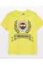 Фото #6 товара LCW Kids Bisiklet Yaka Fenerbahçe Baskılı Kısa Kollu Erkek Çocuk Tişört ve Şort