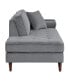 White Label Abigail 75" Chaise