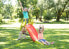 Smoby - GM Slide - Compact Kids Slide with Water Connection, 1.5 Metres Long with Slide Spout, Braces, Grab Handles, for Ages 2+