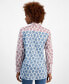 ფოტო #2 პროდუქტის Women's Cotton Patchwork Paisley Shirt