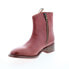Фото #4 товара Bed Stu Aldina F328016 Womens Brown Leather Zipper Ankle & Booties Boots