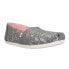 Фото #2 товара TOMS Alpargata Slip On Womens Grey Flats Casual 10019112T