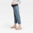 Фото #2 товара Over Belly Cropped Vintage Straight Maternity Jeans - Isabel Maternity by