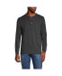 Men's Tall Super-T Long Sleeve Henley T-Shirt