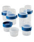 Фото #1 товара Easy Essentials Twist Two Way Food Storage Container Set, 12-Piece, Clear