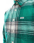 Wrangler check shirt in mid green