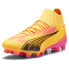 Фото #2 товара Puma Ultra Pro Firm GroundAg Soccer Cleats Mens Orange Athletic Sneakers 1077500