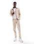 Фото #2 товара Jack & Jones Premium linen mix casual suit jacket in beige