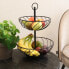 Фото #2 товара Obstschale Schwarz Etagere Obstkorb 2