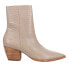 Фото #1 товара Matisse Caty Snake Pointed Toe Cowboy Booties Womens Beige Casual Boots CATY-IVX