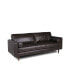 Фото #7 товара Maebelle Leather Sofa with Tufted Seat And Back