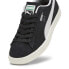 Фото #8 товара Puma Clyde Hairy Suede 39311502 Mens Black Suede Lifestyle Sneakers Shoes