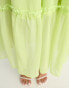 Фото #6 товара Vila floaty cami maxi dress in pastel lime green