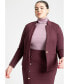 ფოტო #3 პროდუქტის Plus Size The Ultimate Stretch Work Blazer