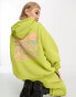 Фото #2 товара Reclaimed Vintage unisex Y2K dragon hoodie in yellow