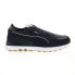 Фото #1 товара Puma Rider FV Worn Out 39016702 Mens Black Suede Lifestyle Sneakers Shoes