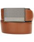 Men's Beehive Reversible Plaque Buckle Belt