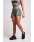 Фото #1 товара Women's Fortel Recycled Ruched Booty Shorts - Petrol Marl