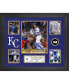 Фото #1 товара Salvador Perez Kansas City Royals Framed 5-Photo Collage with a Piece of Game-Used Baseball